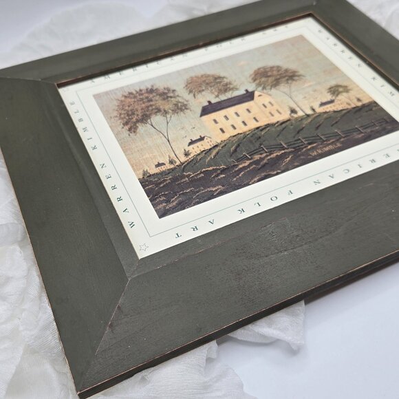 Rustic Farmhouse Wall Art – Framed Warren Kimble Print | American Folk Art - Picture 4 of 8